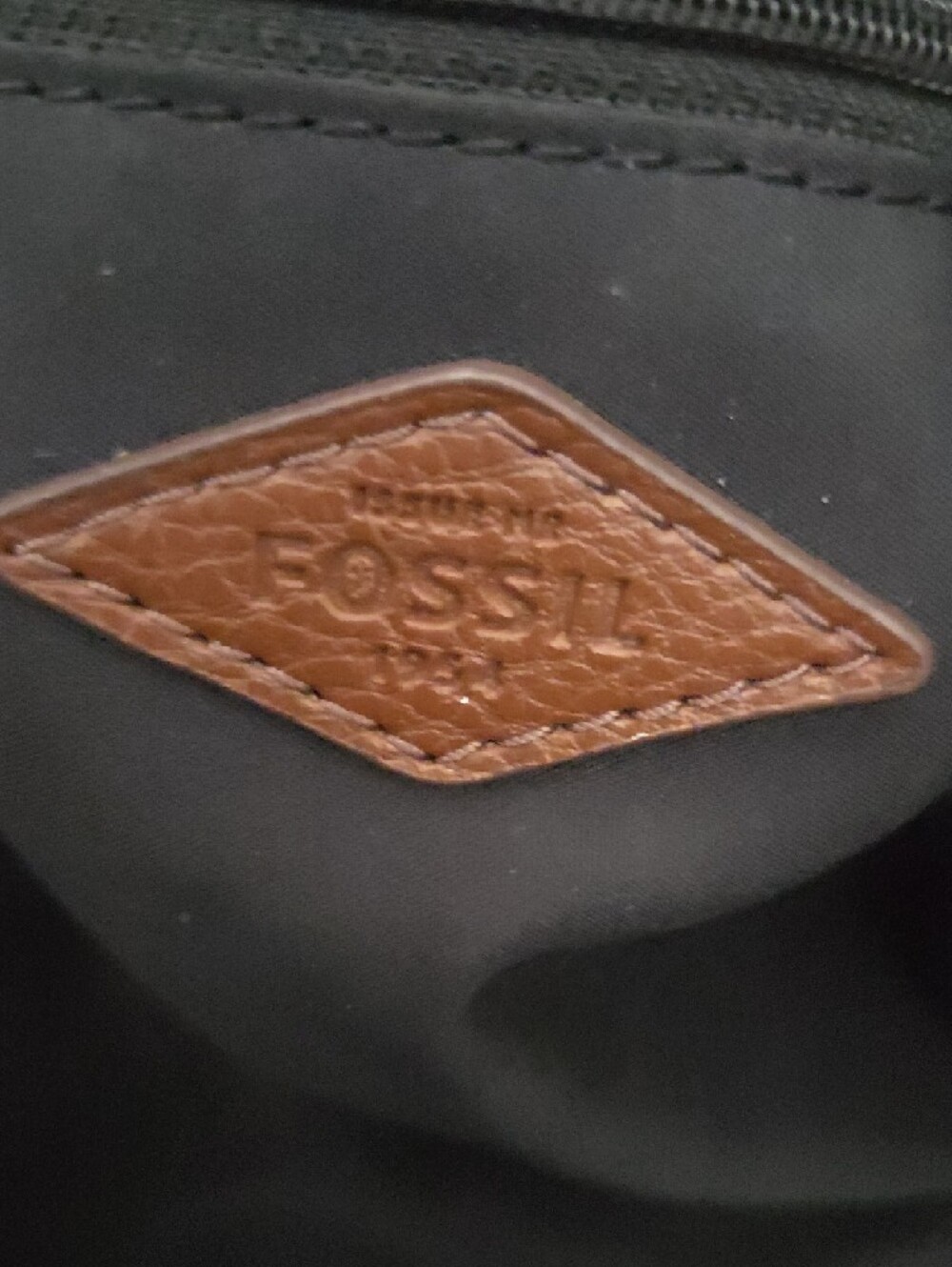 Fossil Two-Tone Black & Brown Syndey Satchel Bag - Classic Carry & Crossbody - Picture 6 of 13